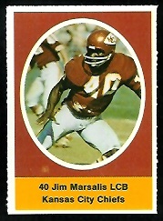 1972 Sunoco Stamps      284     Jim Marsalis DP